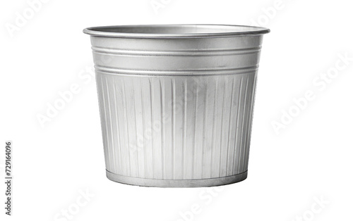Wallpaper Mural Silver Plastic Flower Pot on a White or Clear Surface PNG Transparent Background Torontodigital.ca