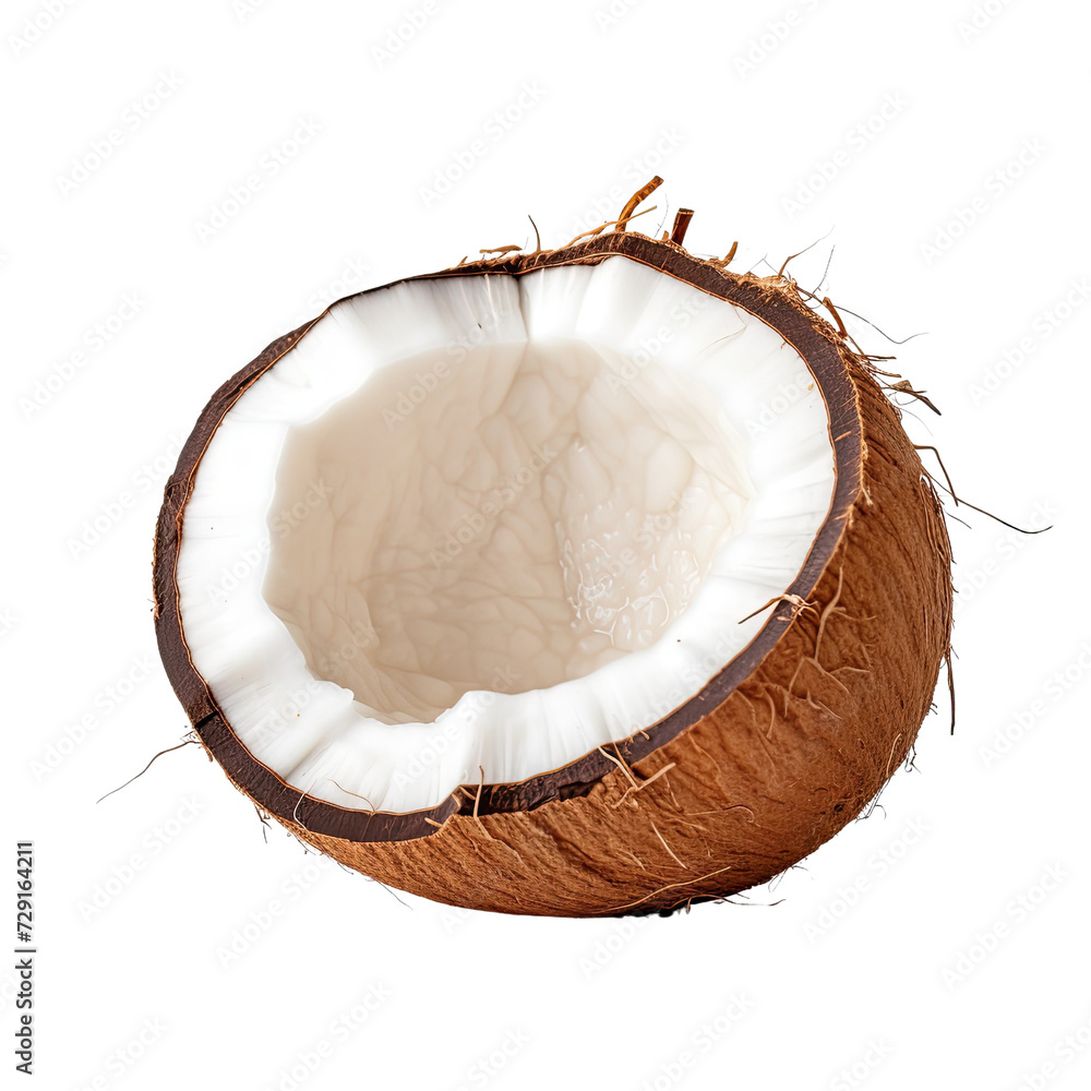 Coconut on transparent background Coconut on transparent background