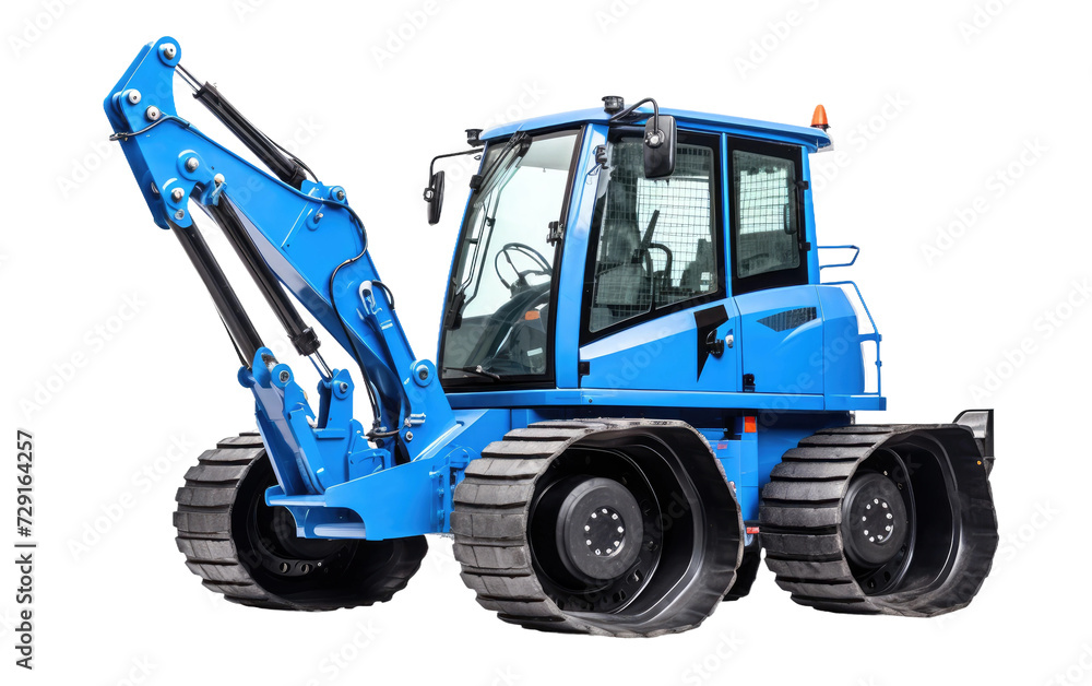 Heavy loader machinery on a White or Clear Surface PNG Transparent Background