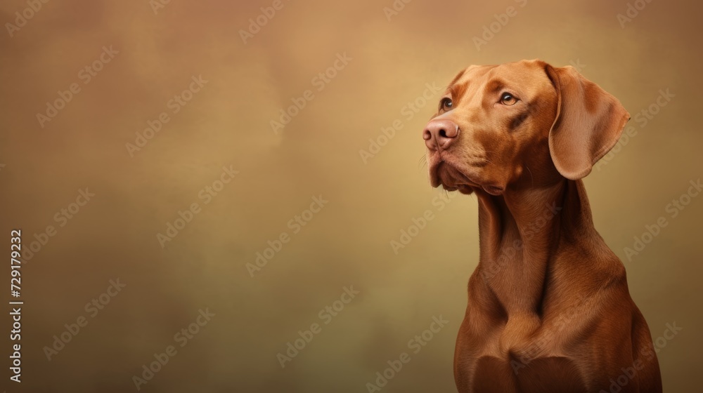 Cute Dog portrait studio shoot Studio background: Copy space Cute Dog portrait studio shoot Studio background: Copy space