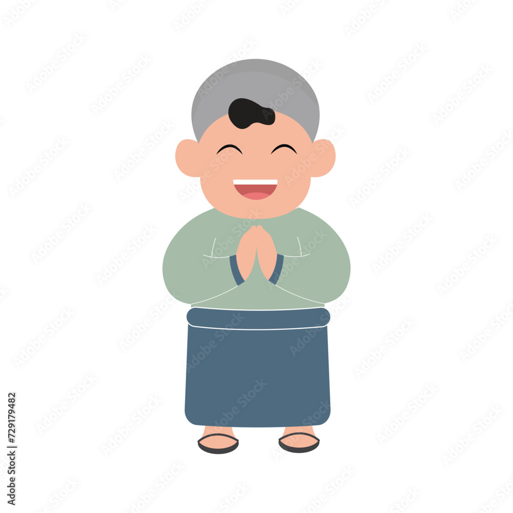 vector illustration of a cute child character breaking the fast simple concept eid mubarak happy vector illustration of a cute child character breaking the fast simple concept eid mubarak happy