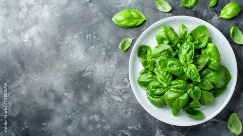 White Bowl Filled With Green Leaves on Table