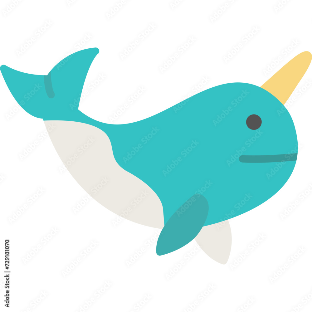 Obraz premium Narwhal Icon