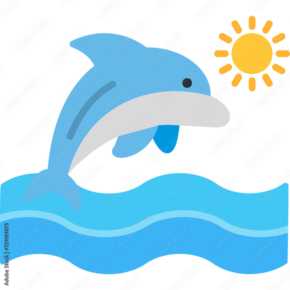 Obraz premium Dolphin Icon