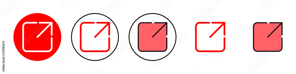 External link icon set illustration. link sign and symbol. hyperlink symbol External link icon set illustration. link sign and symbol. hyperlink symbol
