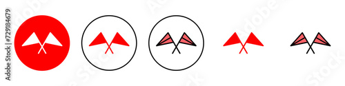 Free Download Flag icon set illustration. Gps location pin map. Location marker symbol. - GFXLoad