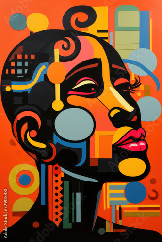 Abstract Portrait of Woman