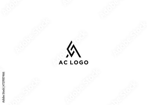 letter ac logo, design, Vector, illustration, Creative icon, template