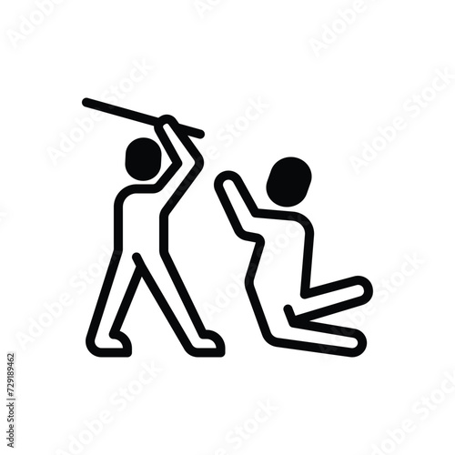Black solid icon for assault