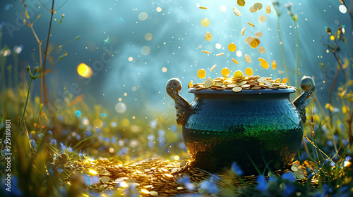 Leprechaun's Bounty: Pot of Gold at Rainbow's End