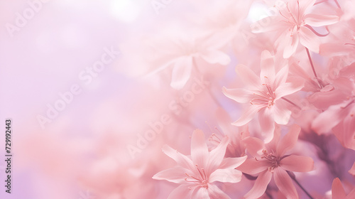pink background 3d view,, pink blossom 3d wallpaper © sardar