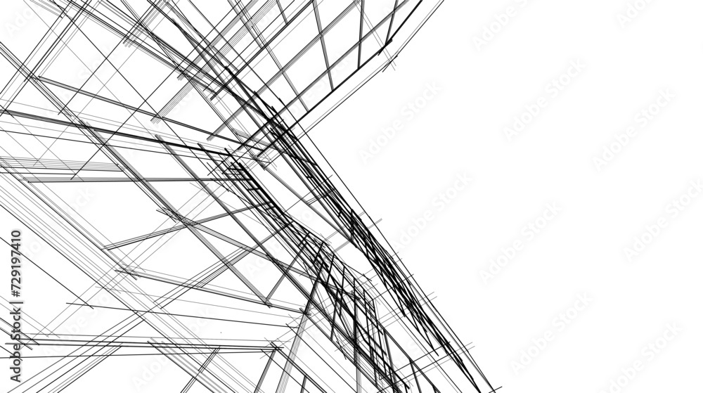 architectural drawing vector 3d rendering architectural drawing vector 3d rendering