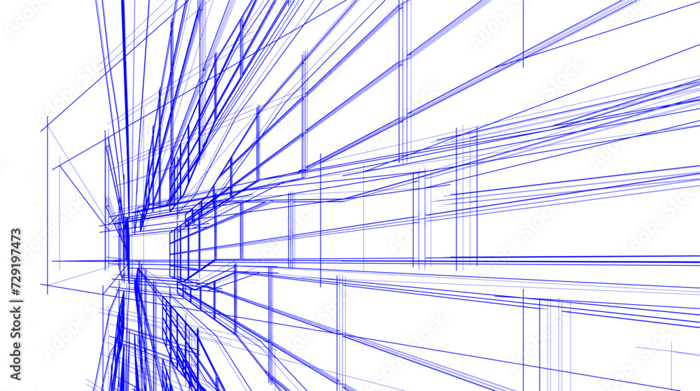 architectural drawing vector 3d rendering architectural drawing vector 3d rendering