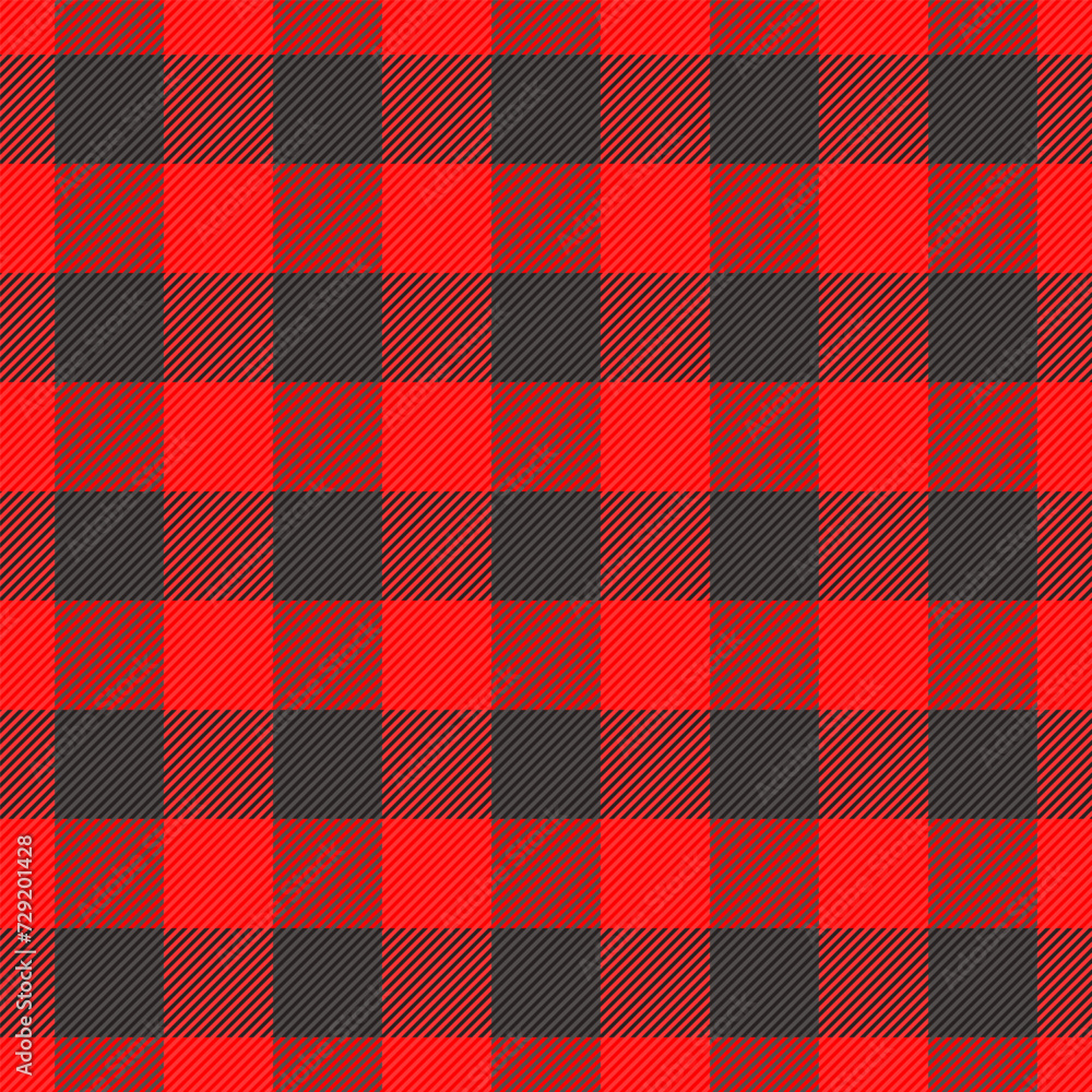 Styling check fabric vector, mixed plaid tartan pattern. Mix textile seamless texture background in red and dark colors. Styling check fabric vector, mixed plaid tartan pattern. Mix textile seamless texture background in red and dark colors.