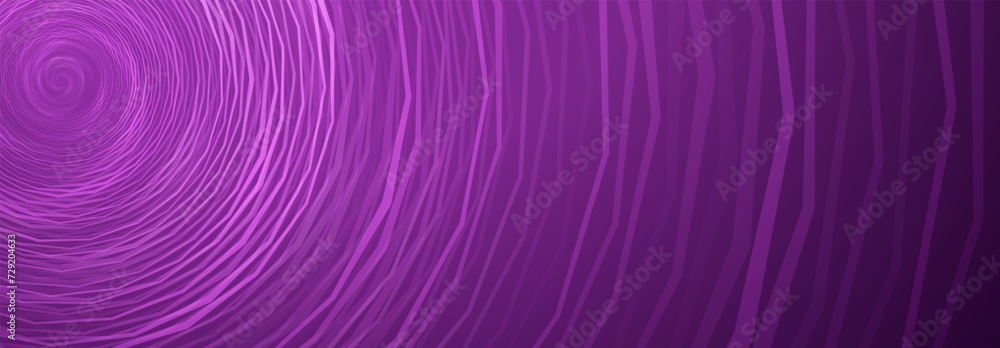 Abstract illustration with spirograph figure in the form of concentric circles made of broken lines on a purple background Abstract illustration with spirograph figure in the form of concentric circles made of broken lines on a purple background