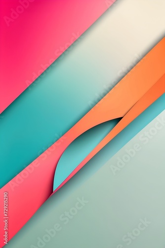 Close Up of a Cell Phone With Different Colors. Generative AI.