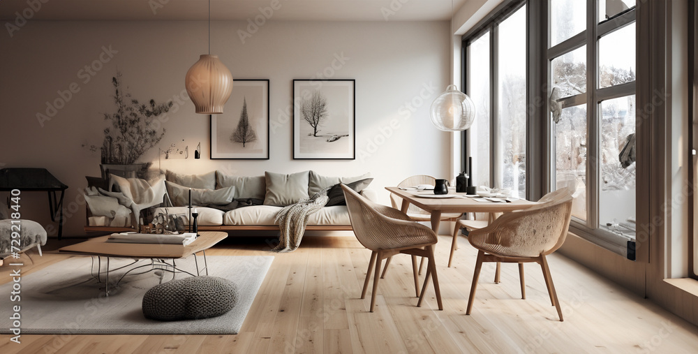 Nordic minimalist warm decoration atmosphere, modern living interior, modern living room with fireplace, modern living room, deer in the zoo, deer in the forest, deer in the woods