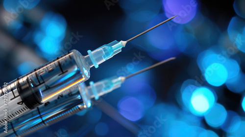 Close Up of Syringe With Needle