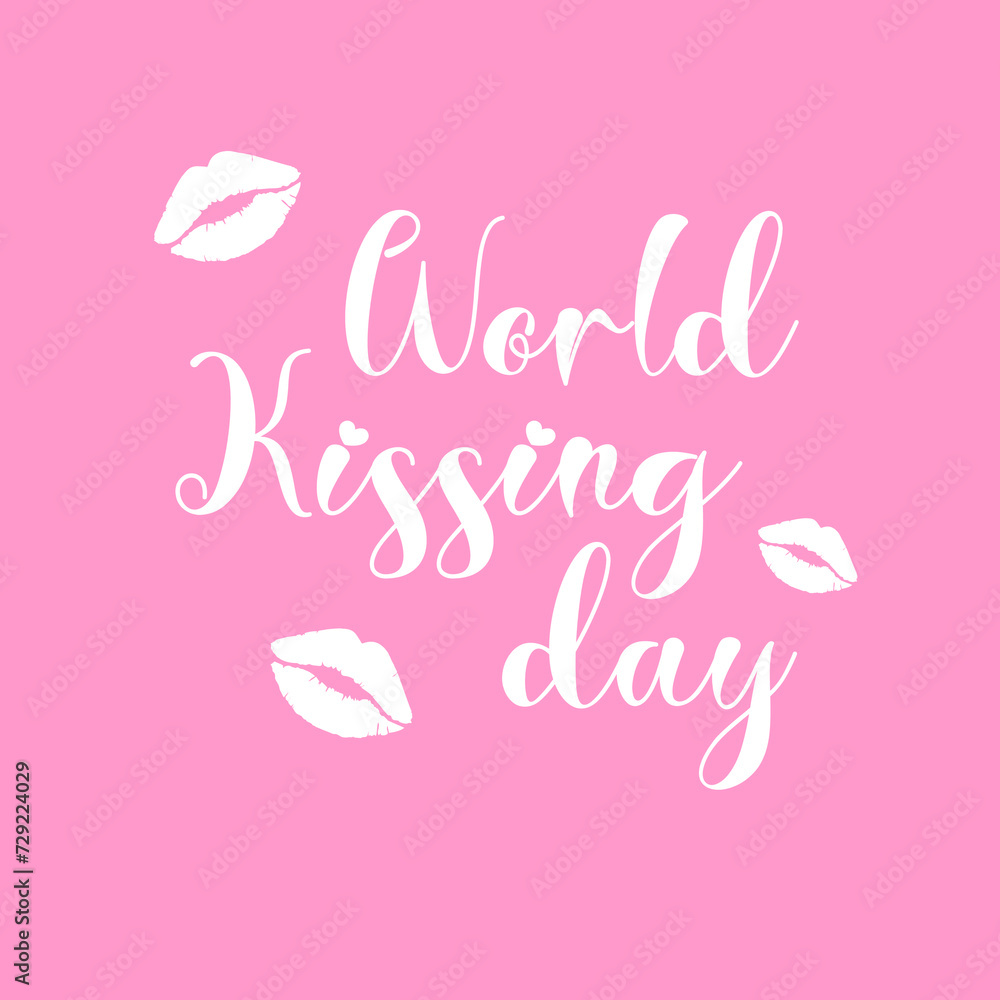 world kissing day social media banner title world kissing day social media banner title