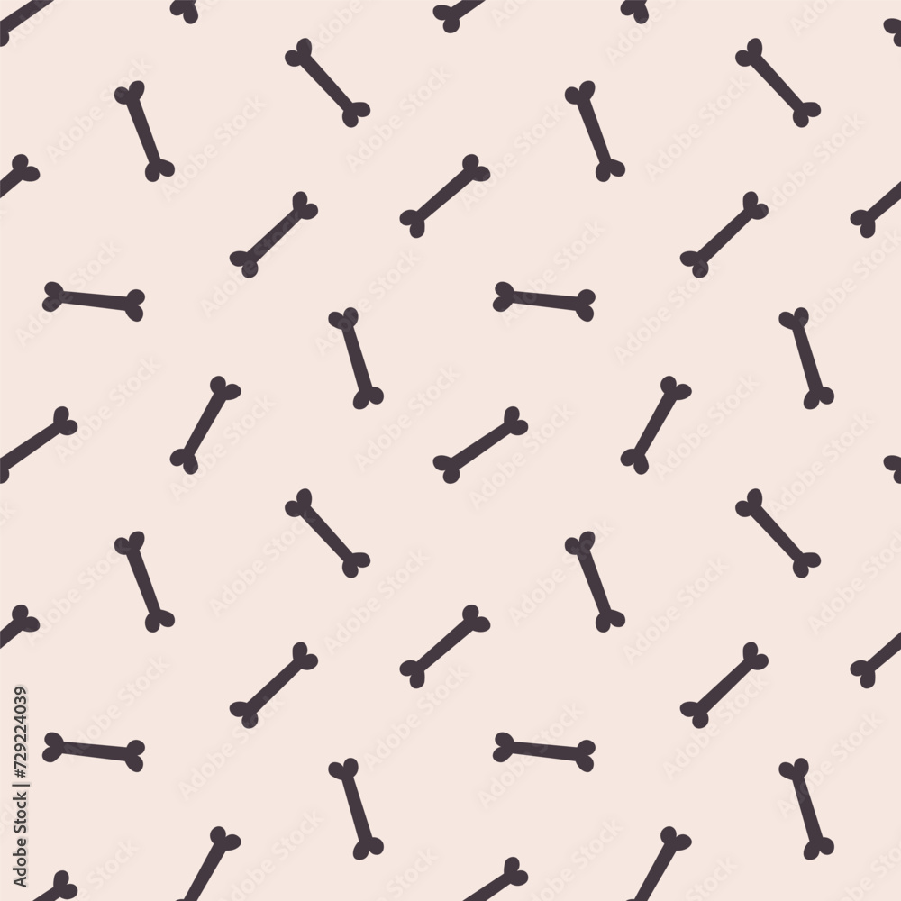 Seamless pattern with halloween bones Seamless pattern with halloween bones