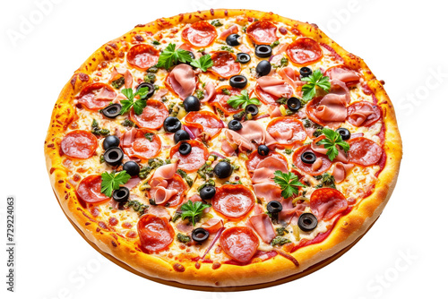 Pizza on Transparent Background
