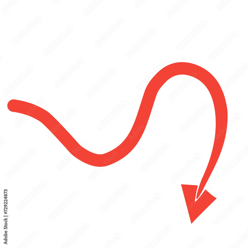 red devil tail vector element red devil tail vector element