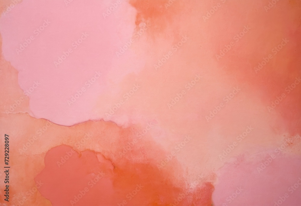 Soft blush color paint over a white background