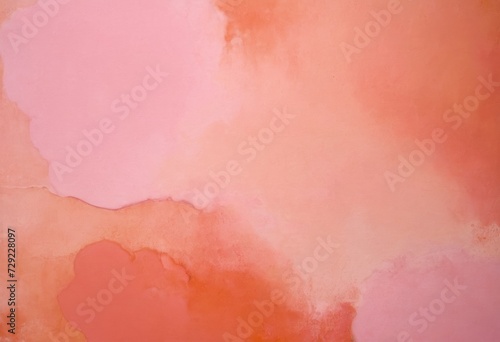 Soft blush color paint over a white background