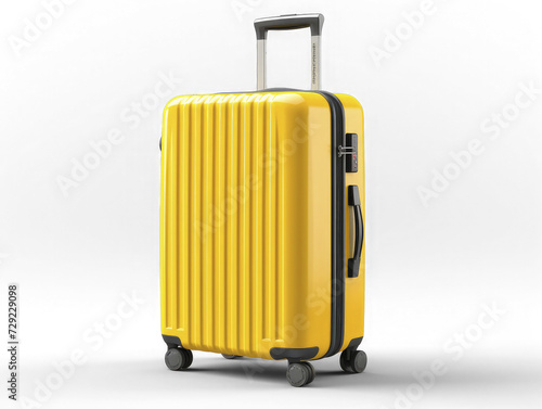 big travel suitcase on transparent background, PNG