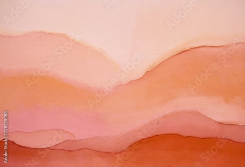 Soft blush color paint over a white background