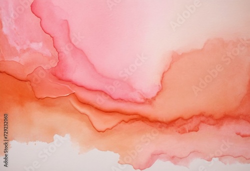 Soft blush color paint over a white background