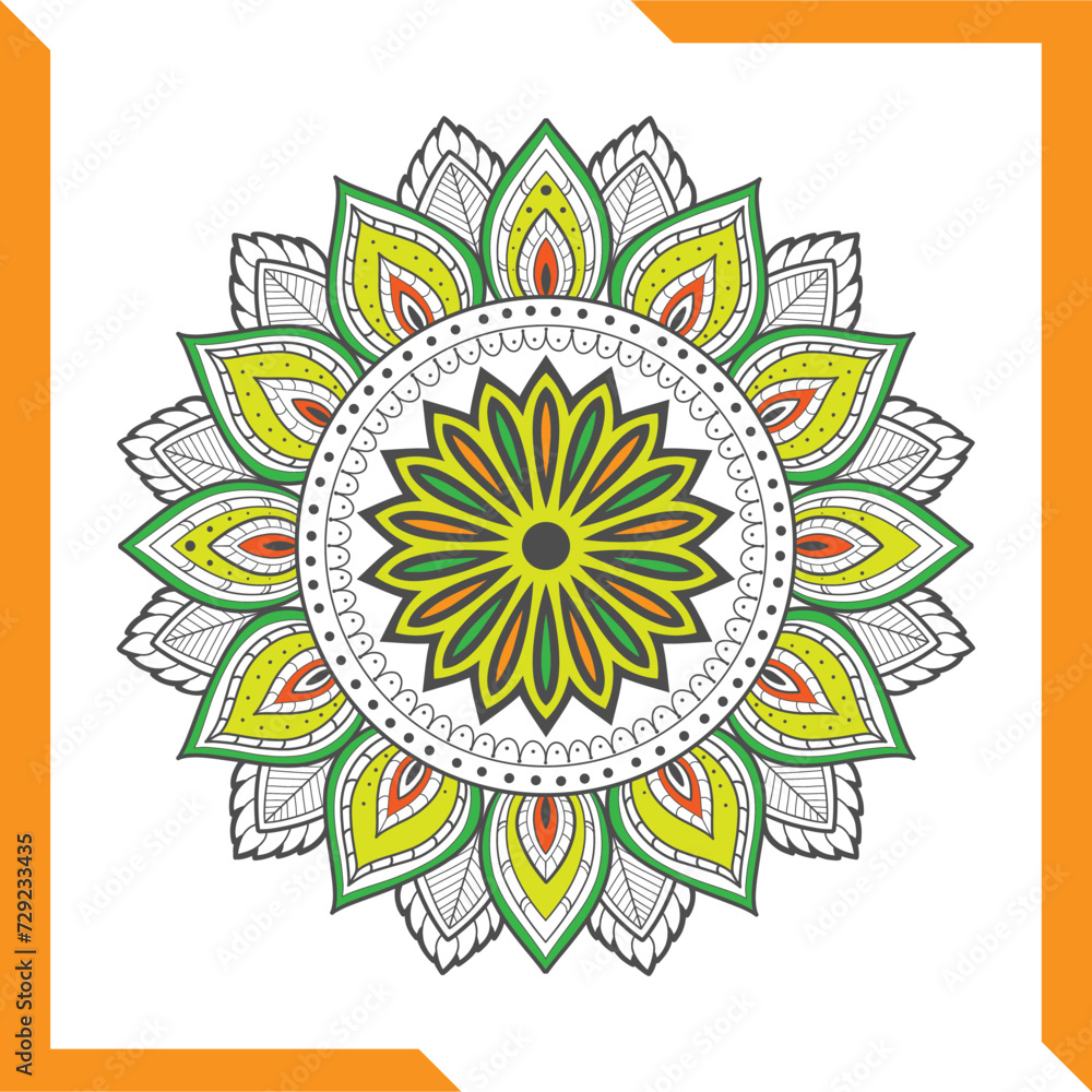 colourful mandala Free Vector design colourful mandala Free Vector design