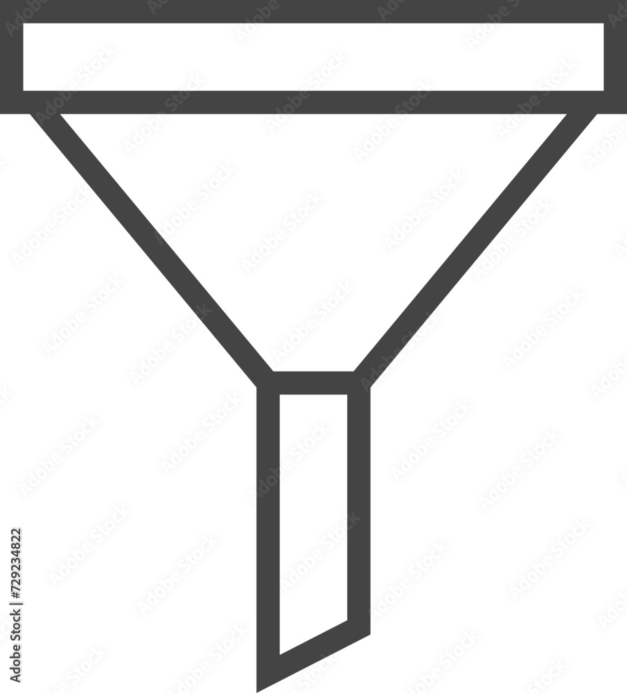 Funnel icon vector. Sort sign Funnel icon vector. Sort sign