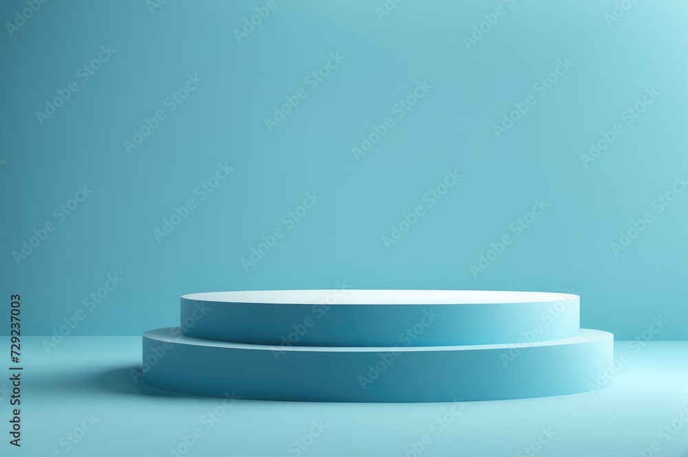 leek Blue Product Display Podium leek Blue Product Display Podium