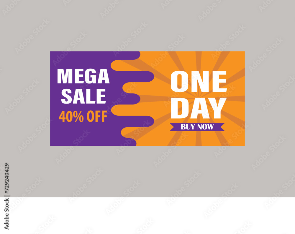 Fototapeta premium MEGA SALE UP TO 40% OFF