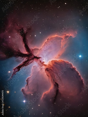 Photo Of A Wallpaper Of Vast And Radiant Nebula In The Space, Universe © Pixel Matrix