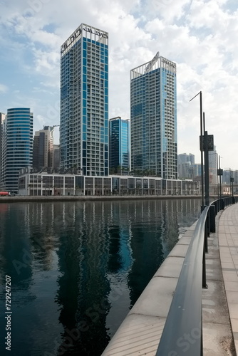 Dubai Canal view in Business Bay Dubai, United Arab Emirates