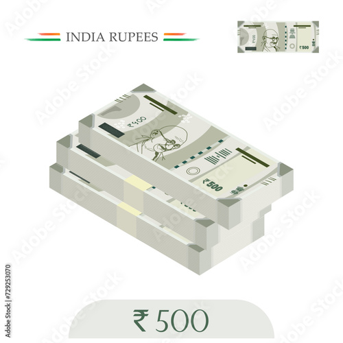 India Currency Rupees 1500 Notes