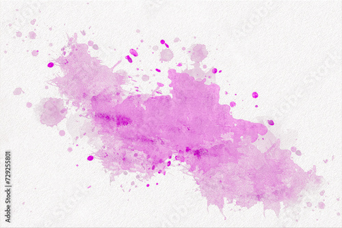 Fototapeta Naklejka Na Ścianę i Meble -  Rose, white, and pink watercolor background. Watercolor pink background. Abstract pink texture.