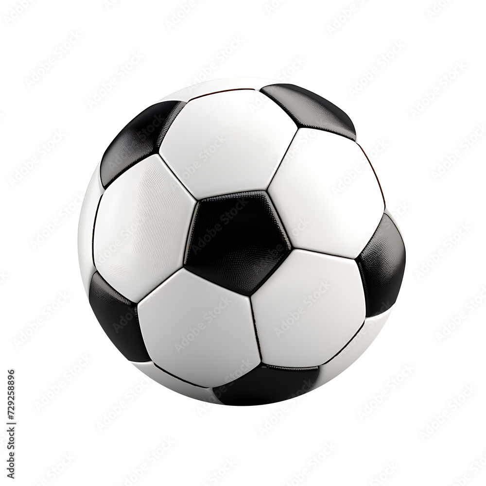 Soccer ball (Football) – isolated object on transparent background