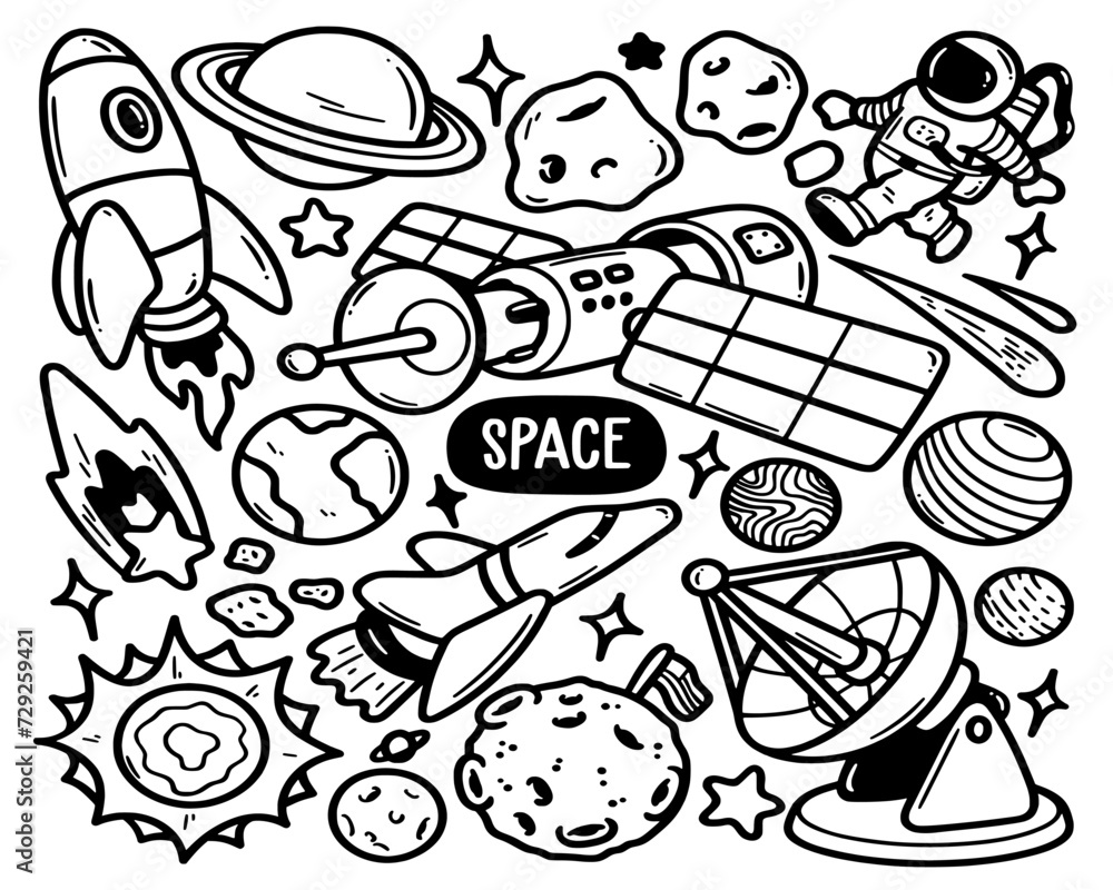 hand drawn set of icon hand drawn set of icon