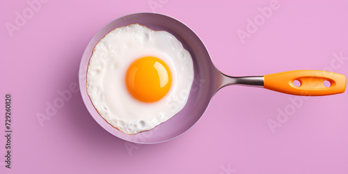 Perfect Fried Egg in a Frying Pan