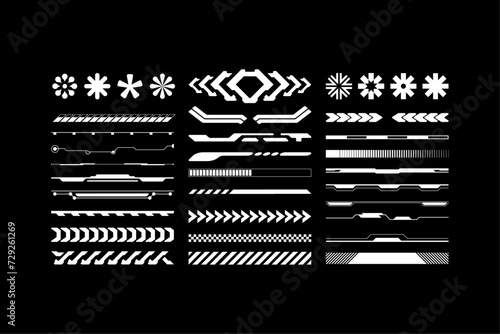 Borders Frames Abstract Vector Objects