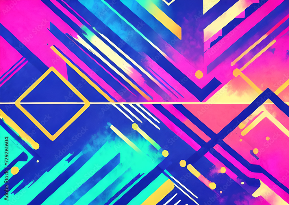 Bright abstract stripes, Mix of glitch noises and colors, In grunge style with elements of sc-fi technology, imitation of screen errors, background, design, wallpaper, for your project,Generative AI Bright abstract stripes, Mix of glitch noises and colors, In grunge style with elements of sc-fi technology, imitation of screen errors, background, design, wallpaper, for your project,Generative AI