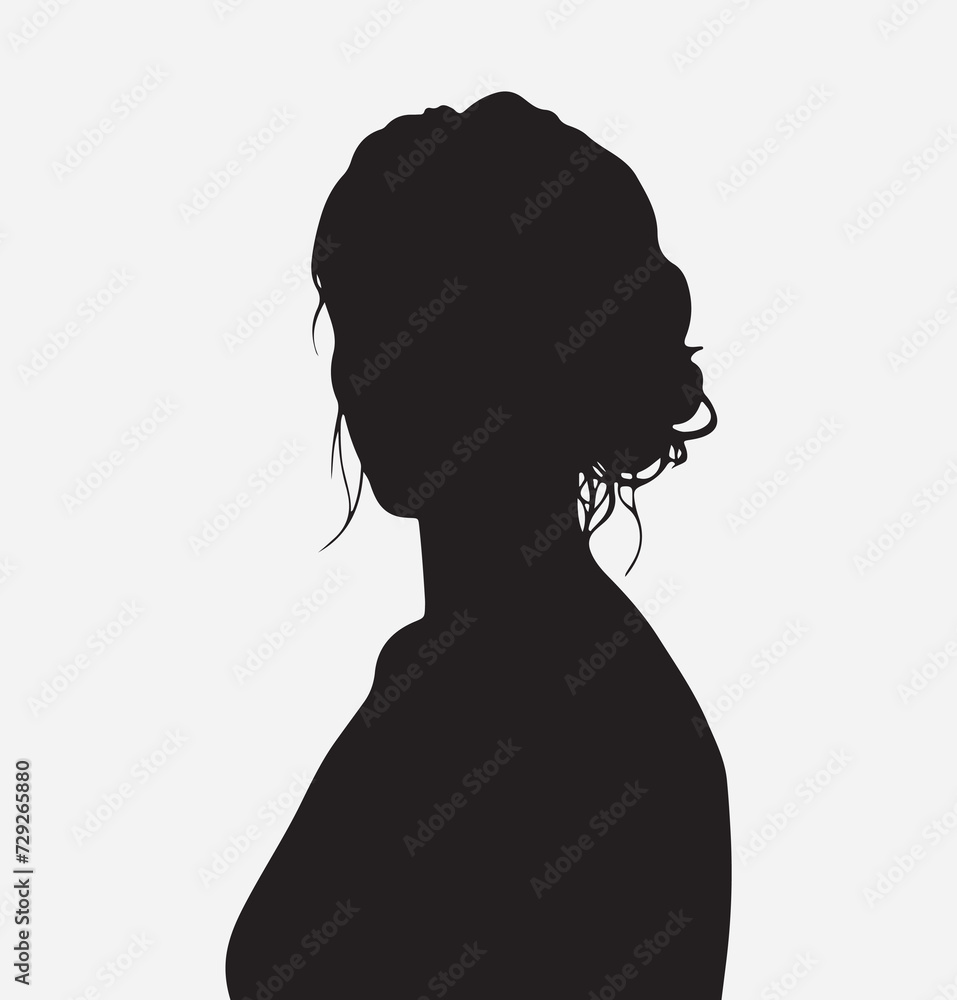 Silhouette of a woman Silhouette of a woman
