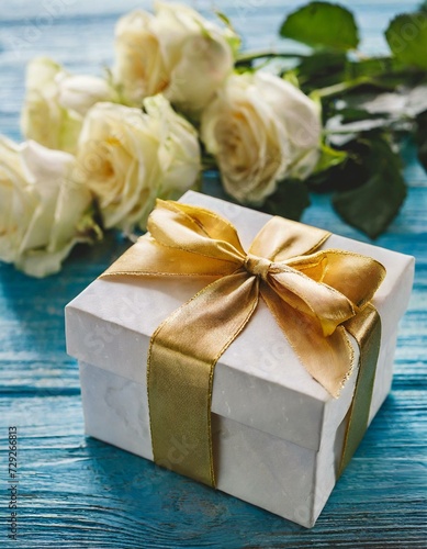 gift box with ribbon