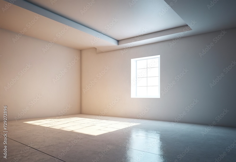 Obraz premium empty room with window