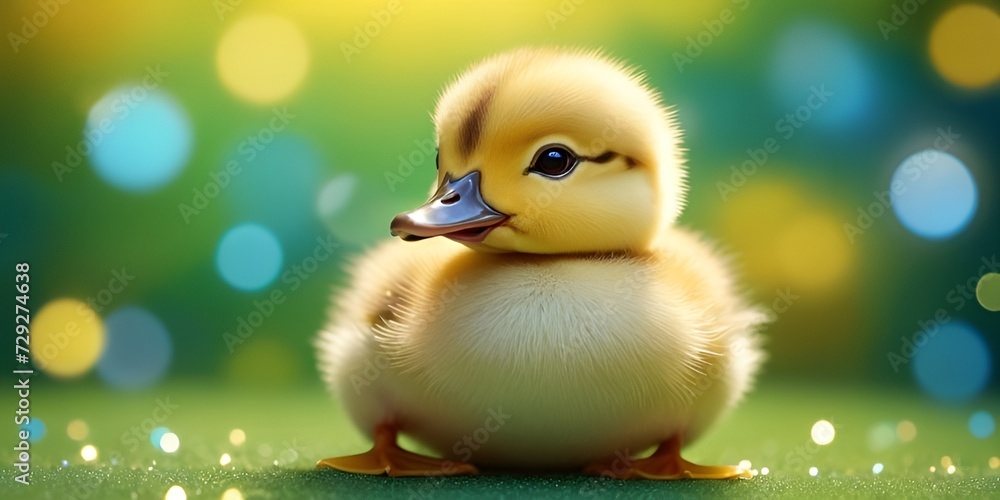 Closeup of Adorable Baby Duck with Glittered Backdrop, Cute baby duck in the pond, cute baby animals for kid's room decoration, Kid's wall art, Cute beautiful baby birds, Perfect for Kid's Decorations Closeup of Adorable Baby Duck with Glittered Backdrop, Cute baby duck in the pond, cute baby animals for kid's room decoration, Kid's wall art, Cute beautiful baby birds, Perfect for Kid's Decorations