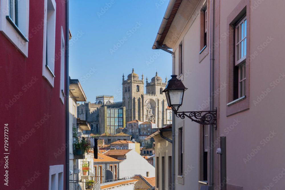 Naklejka premium historic town of Porto, Portugal