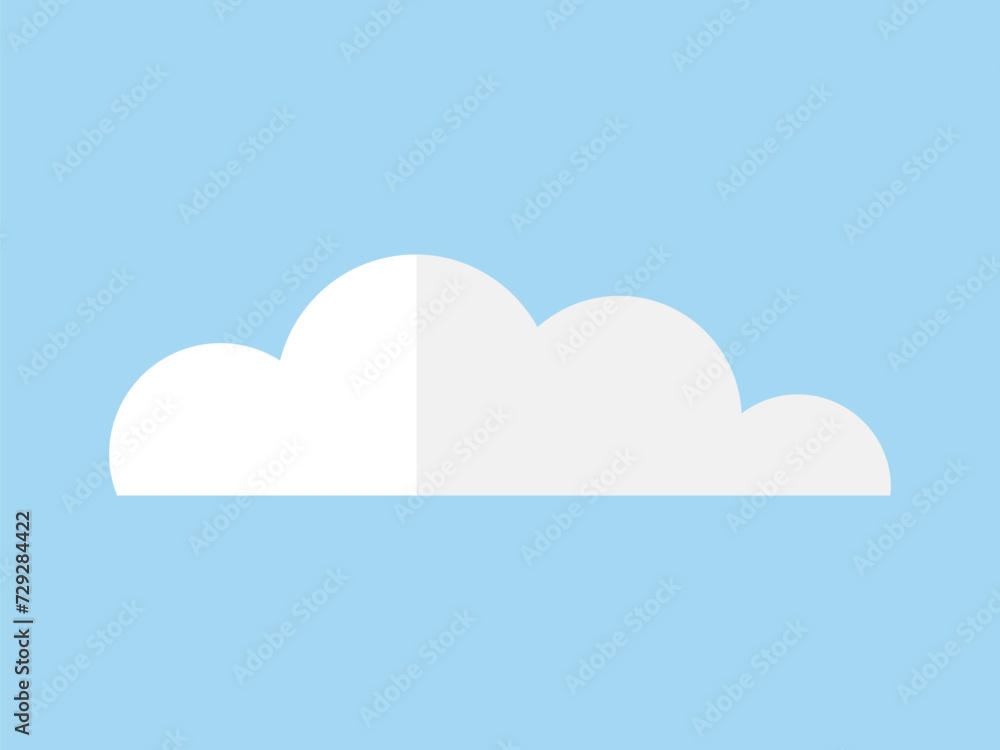 Cloud vector illustration. Misty vapors rise, blending with ethereal beauty high, heavenly clouds Natural cloudscape formations add dimension to ever-evolving climate
